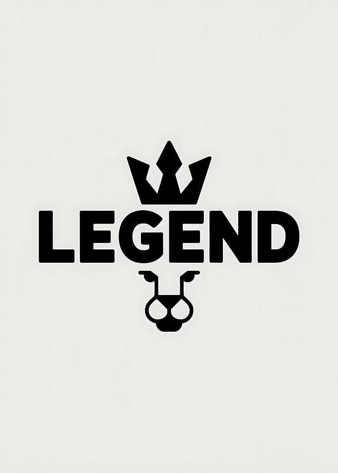 Legend Crown Lion Minimalist Design