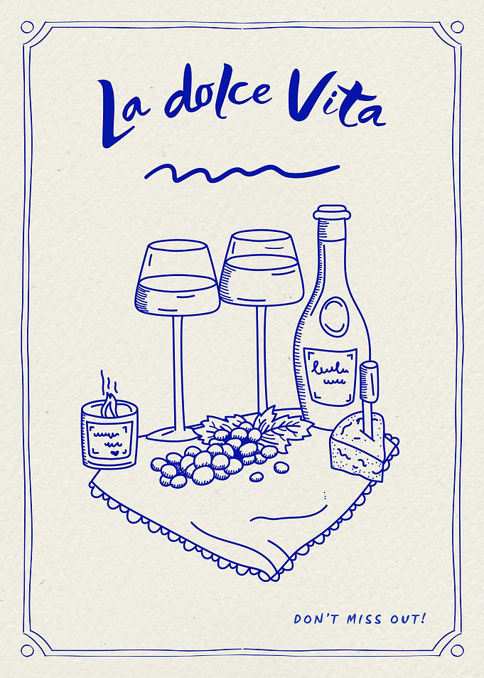 La dolce Vita illustration