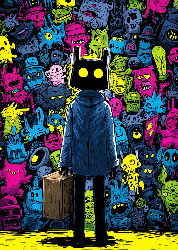 Boxhead in Monster Crowd
