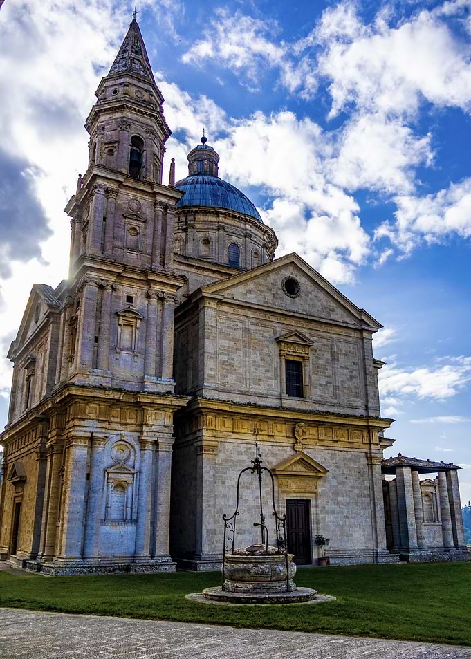 Sanctuary of the Madonna di San Biagio in Tuscany, Italy