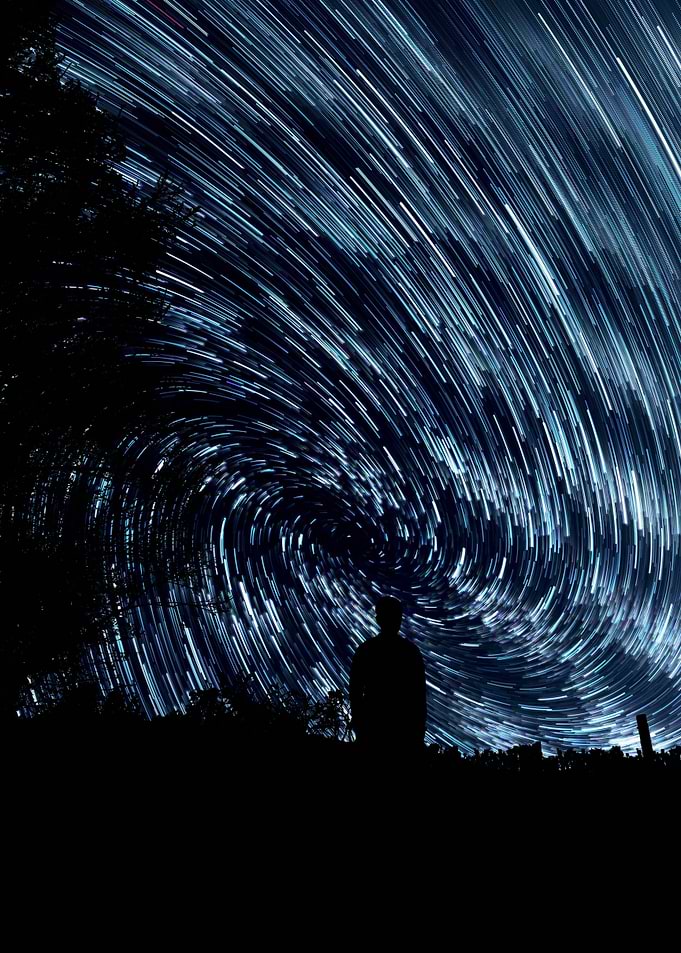 Star Trails Cosmic