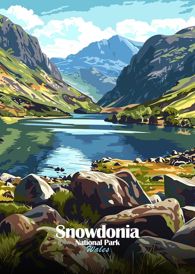 Snowdonia National Park Wales Landscape