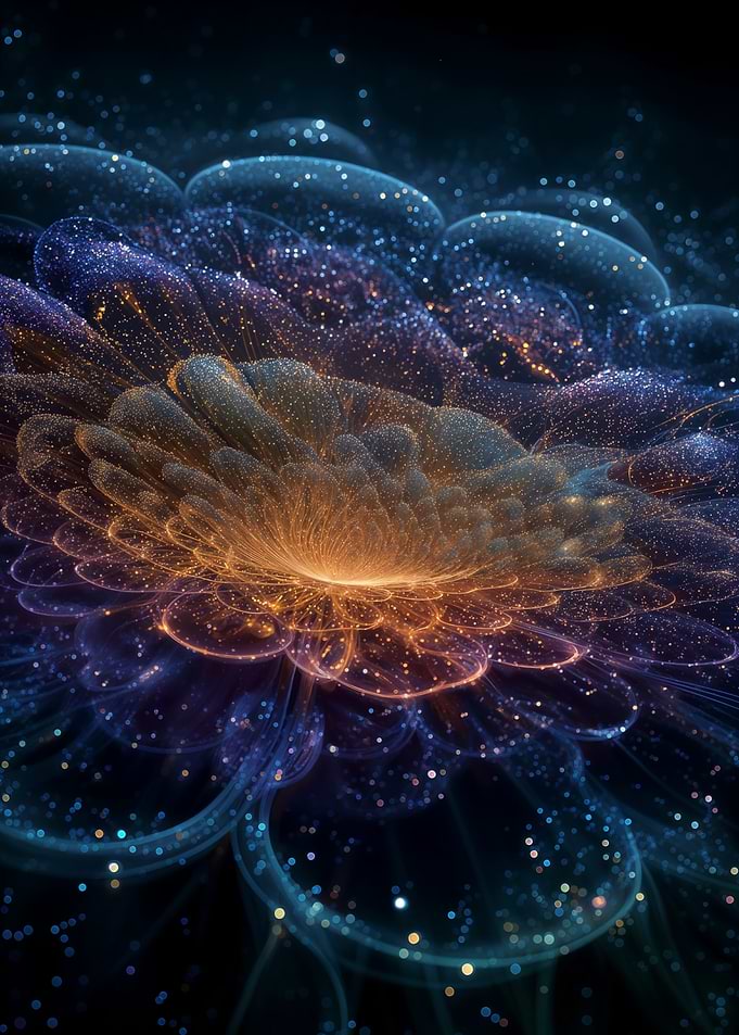 Abstract Fractal Flower