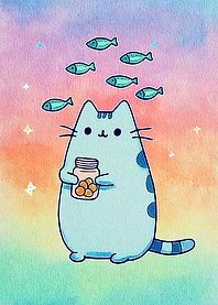 Cute Cat Fis Treats