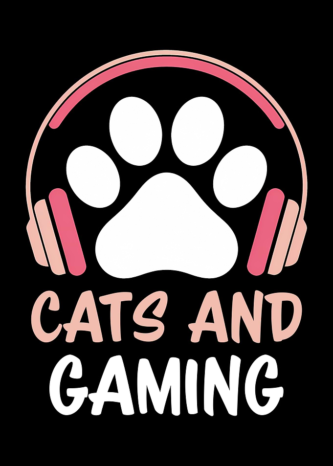 Cats and Gaming Graphic Design