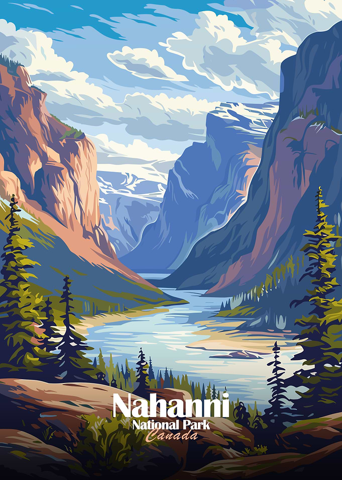 Nahanni National Park Canada Landscape Art