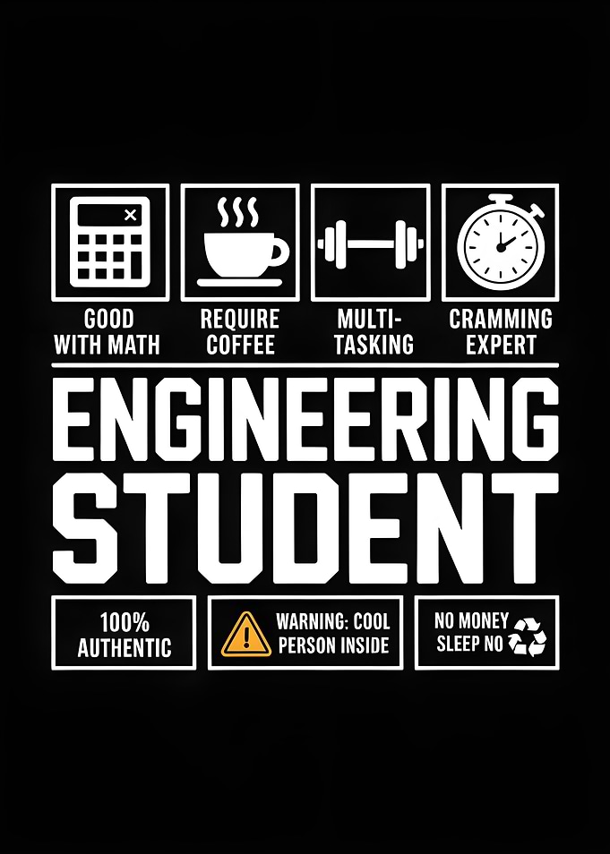 Engineering Student Funny Graphic