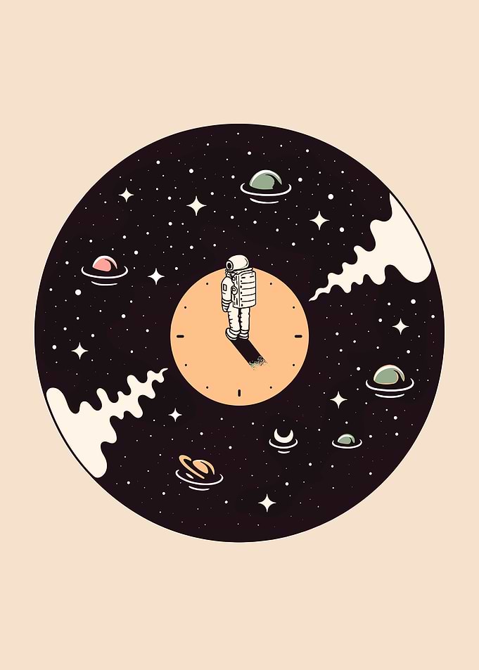 Astronaut Time in Space