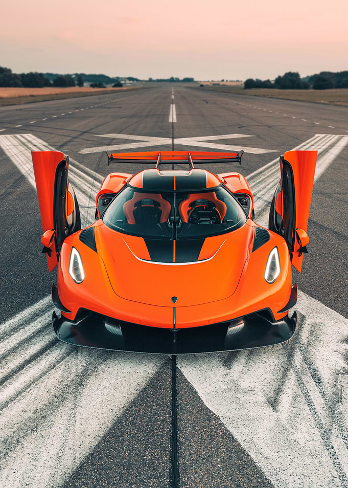 Orange Koenigsegg Jesko