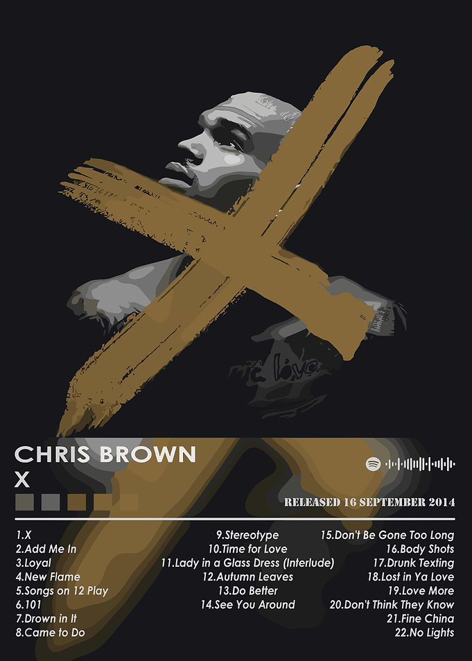 Chris Brown X Album Cover