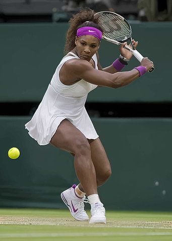 Serena Williams Tennis Action Shot