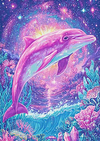 Cosmic Dolphin Galaxy