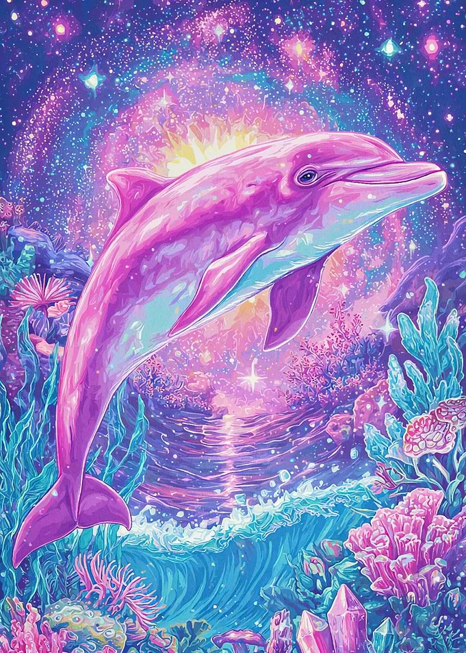 Cosmic Dolphin Galaxy