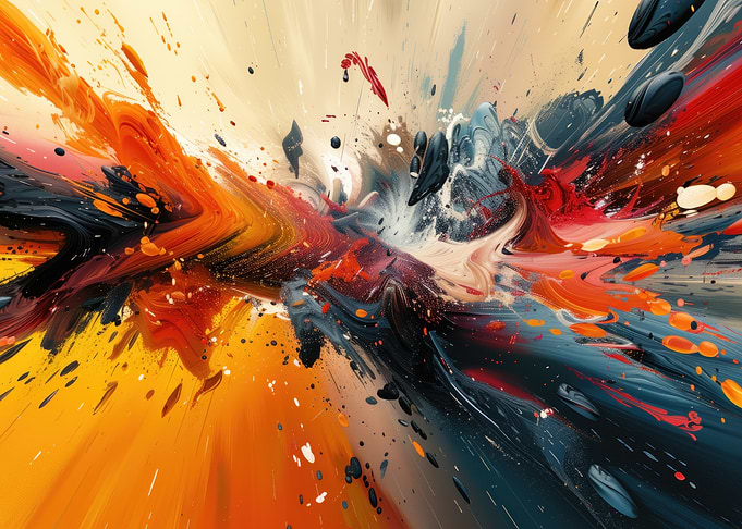 Abstract Color Explosion
