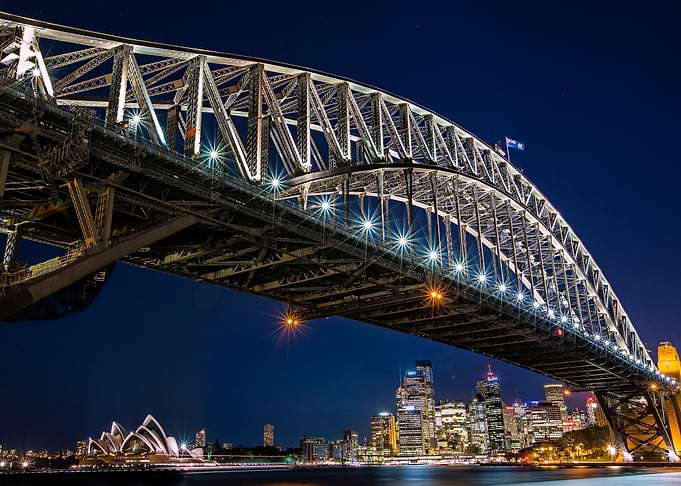 Sydney Harbour Bridge at Night