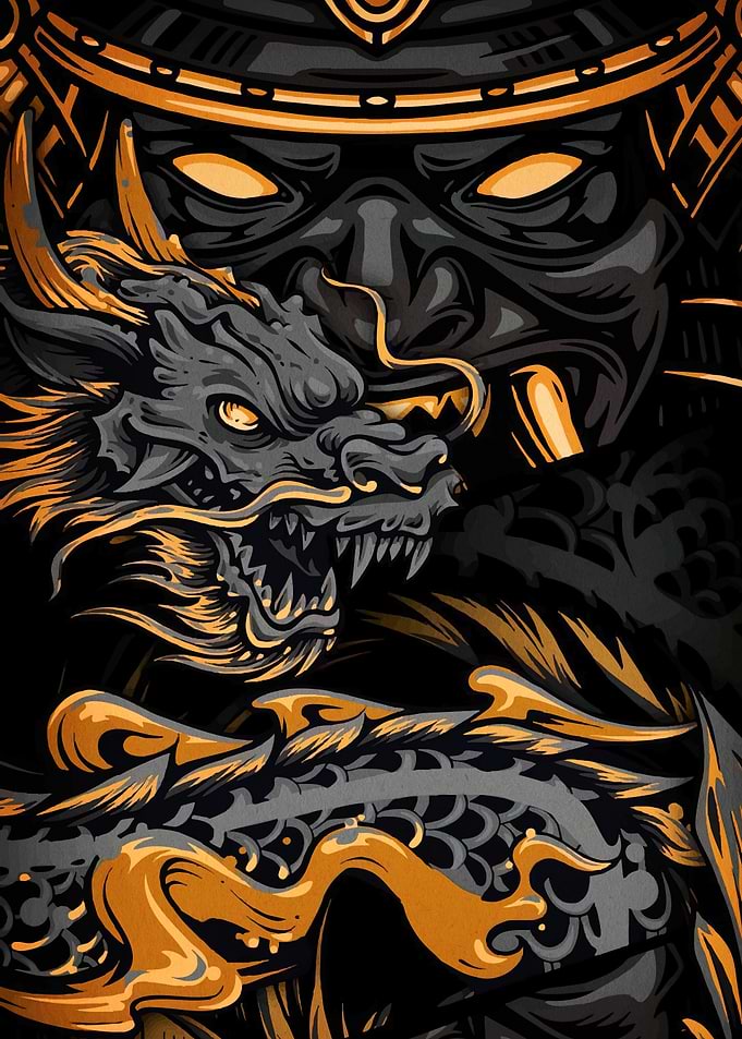 Samurai and Dragon