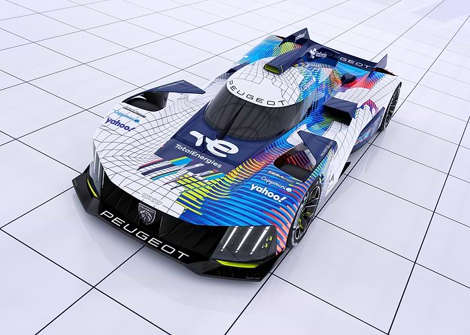 Peugeot Hypercar Race Car Livery