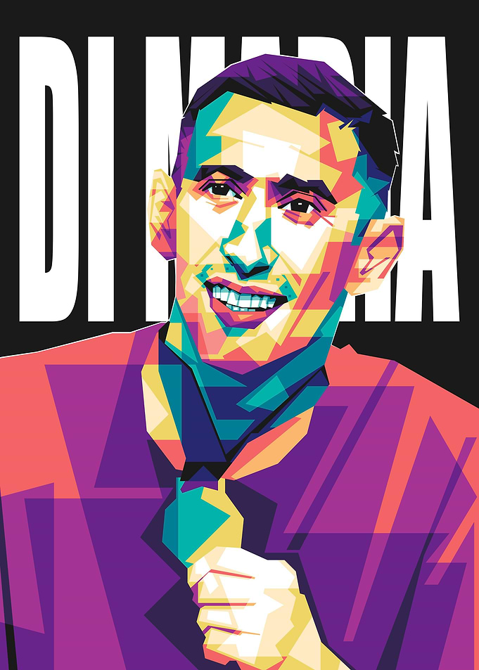 Super di maria pop art