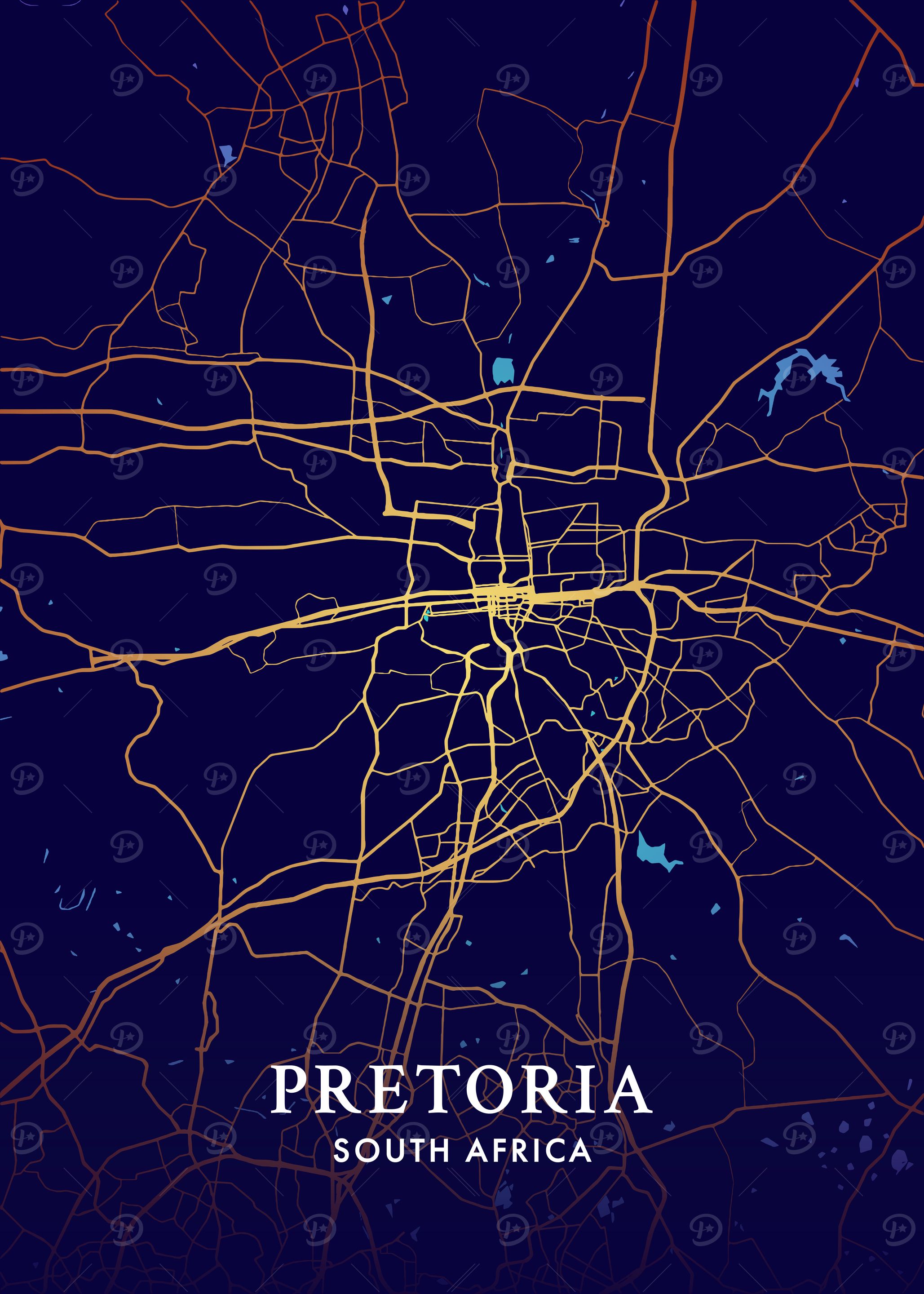 Pretoria City Map