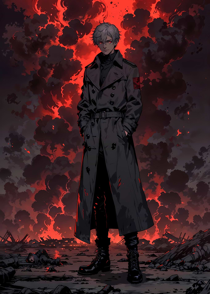 Crimson Apocalypse Warrior - Dark Anime Legend