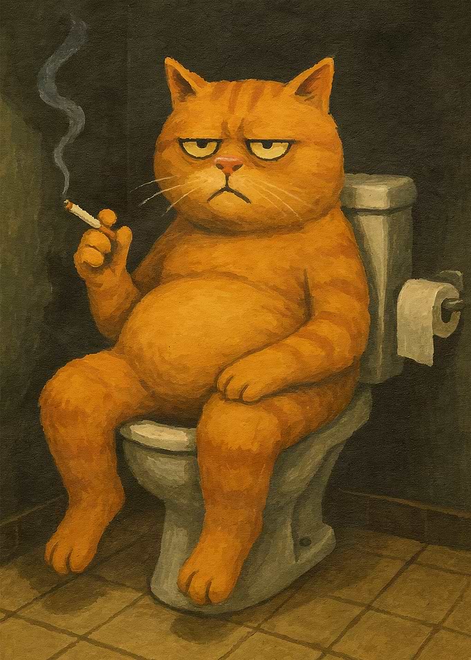 Grumpy Cat’s Private Moment