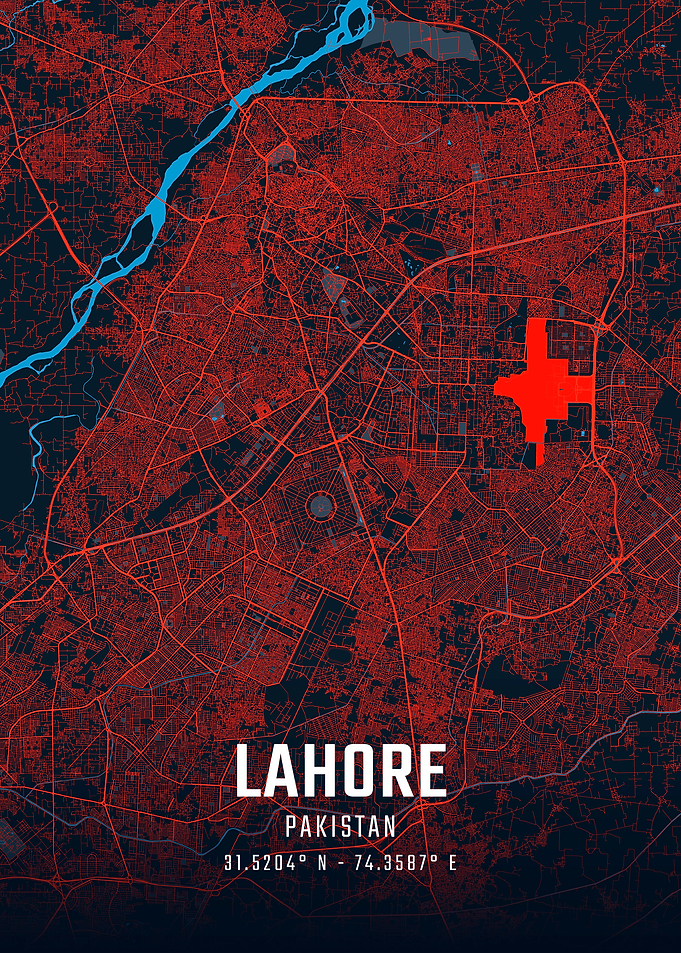 Lahore City Map