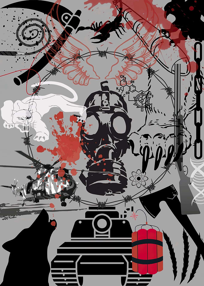 War and Destruction Collage
