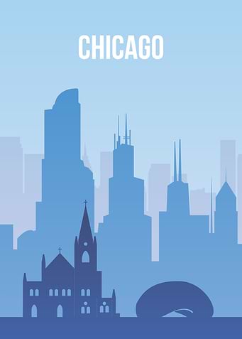 Chicago Skyline Silhouette