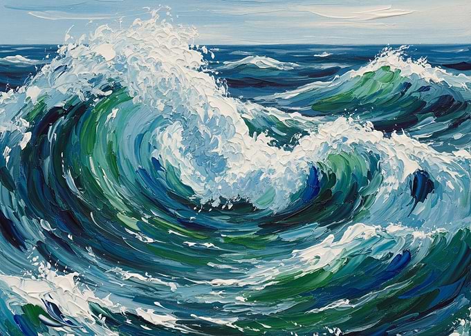 Ocean Wave Painting