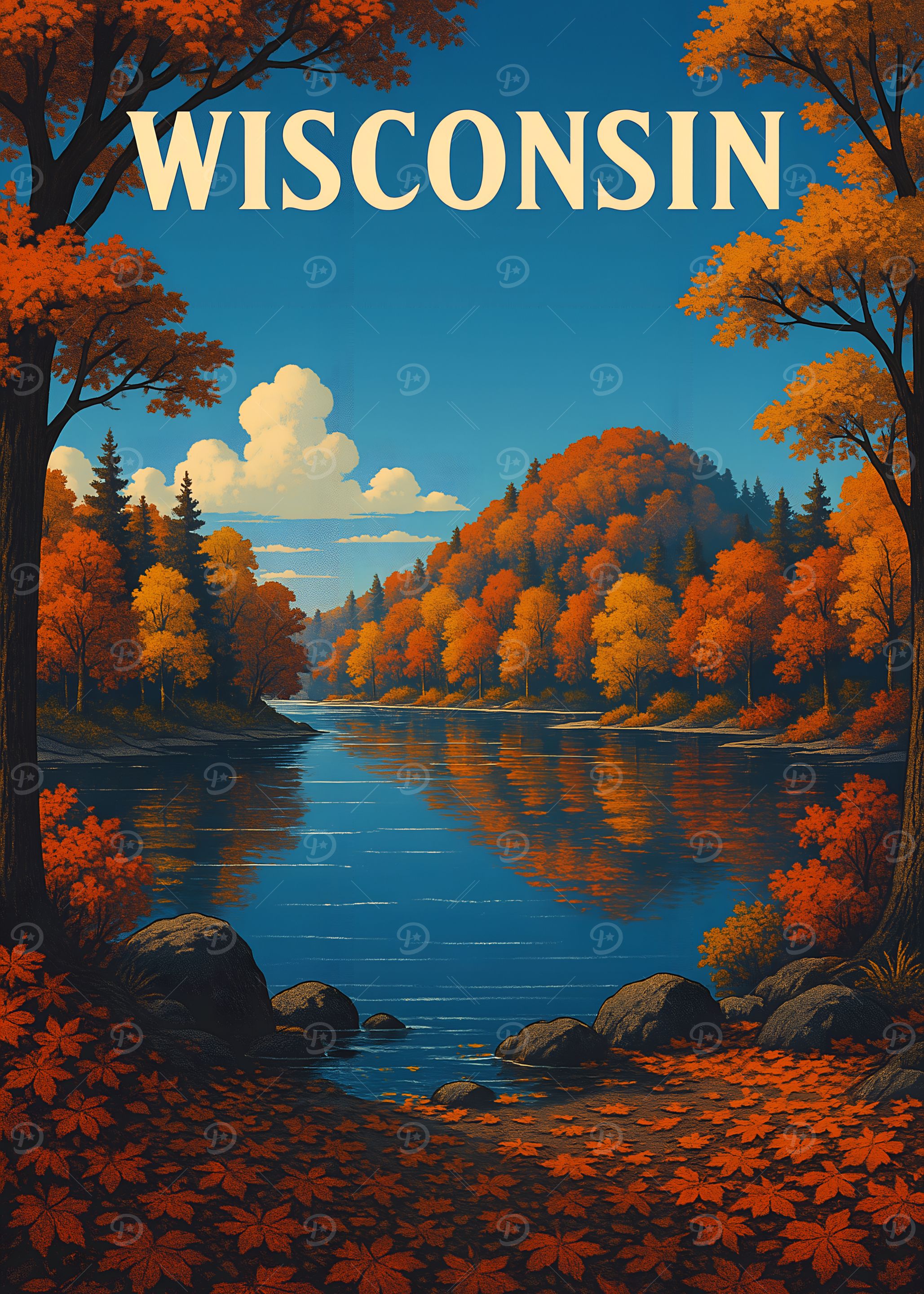 Wisconsin Autumn Landscape