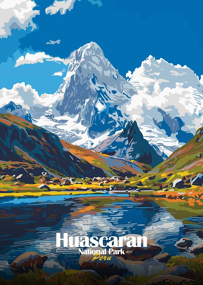 Huascaran National Park Peru Landscape