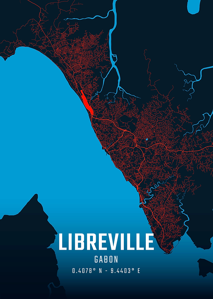 Libreville City Map