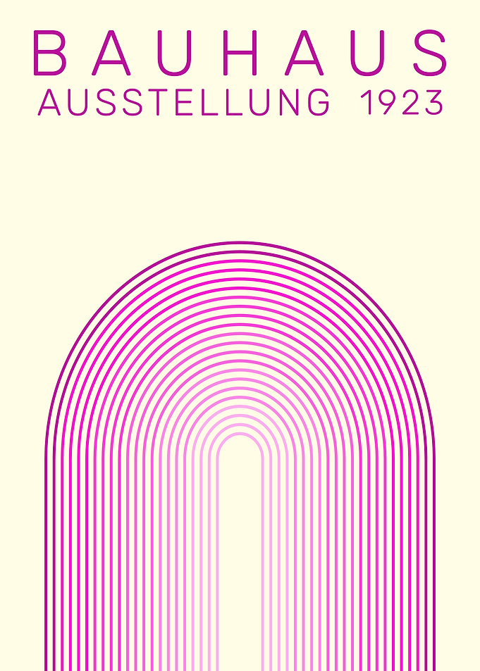 Bauhaus Ausstellung 1923 Poster