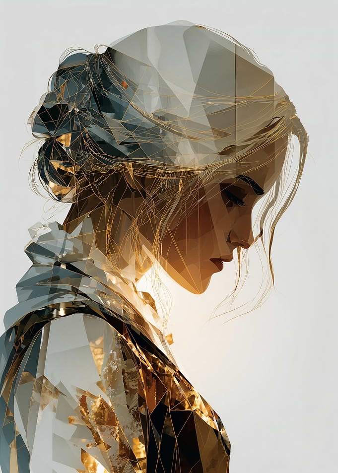 Abstract Portrait of a Woman