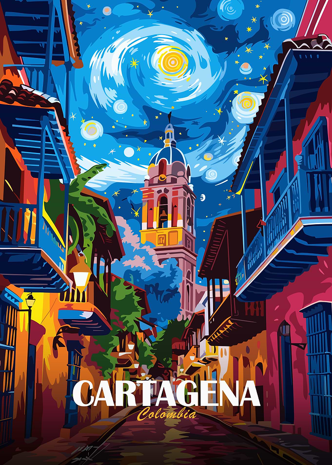 Cartagena, Colombia Street Scene