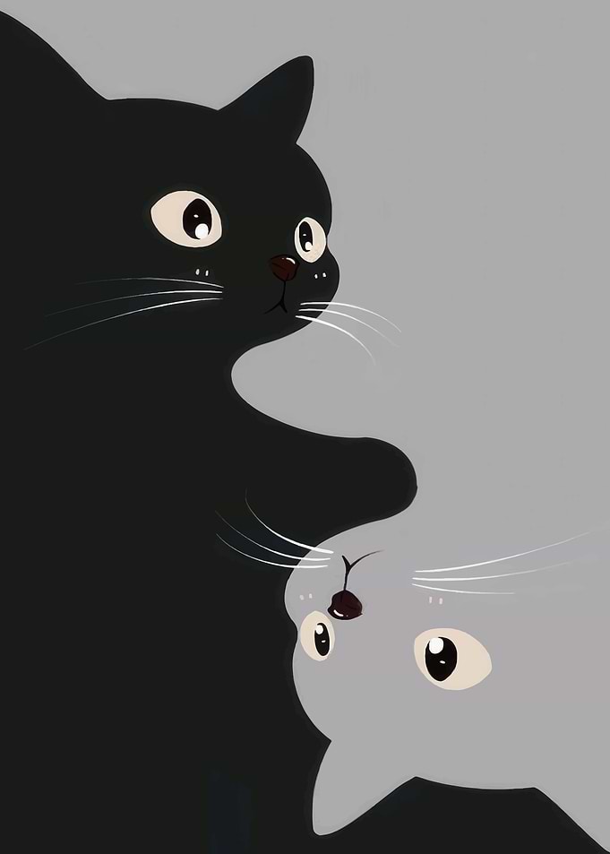 Yin Yang Cats