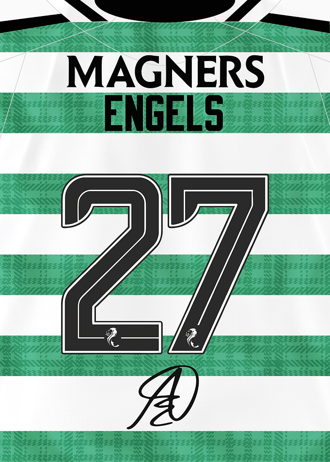 Arne Engels 27 2025/26 Celtic Shirt