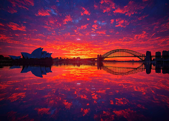 Sydney Opera House at Sunset