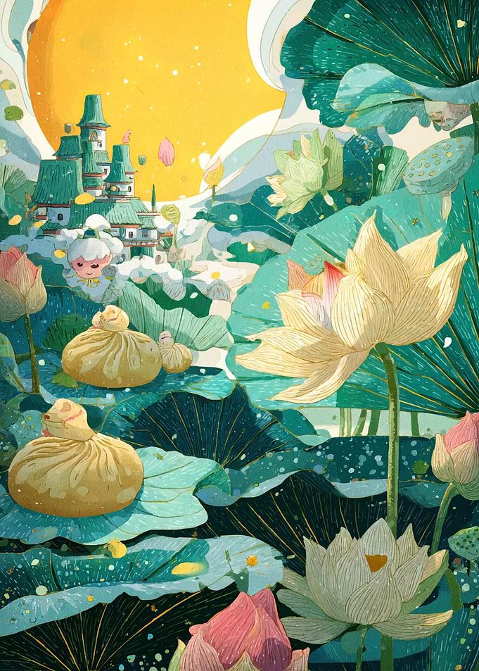 Lotus Pond Dreamscape