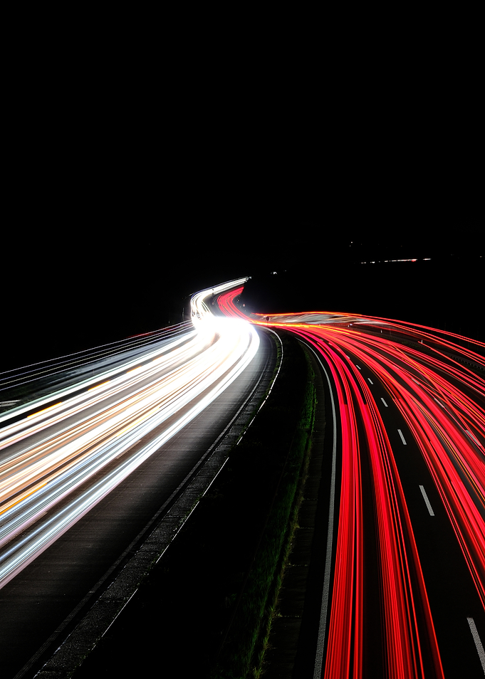 Busy Night on the Highway