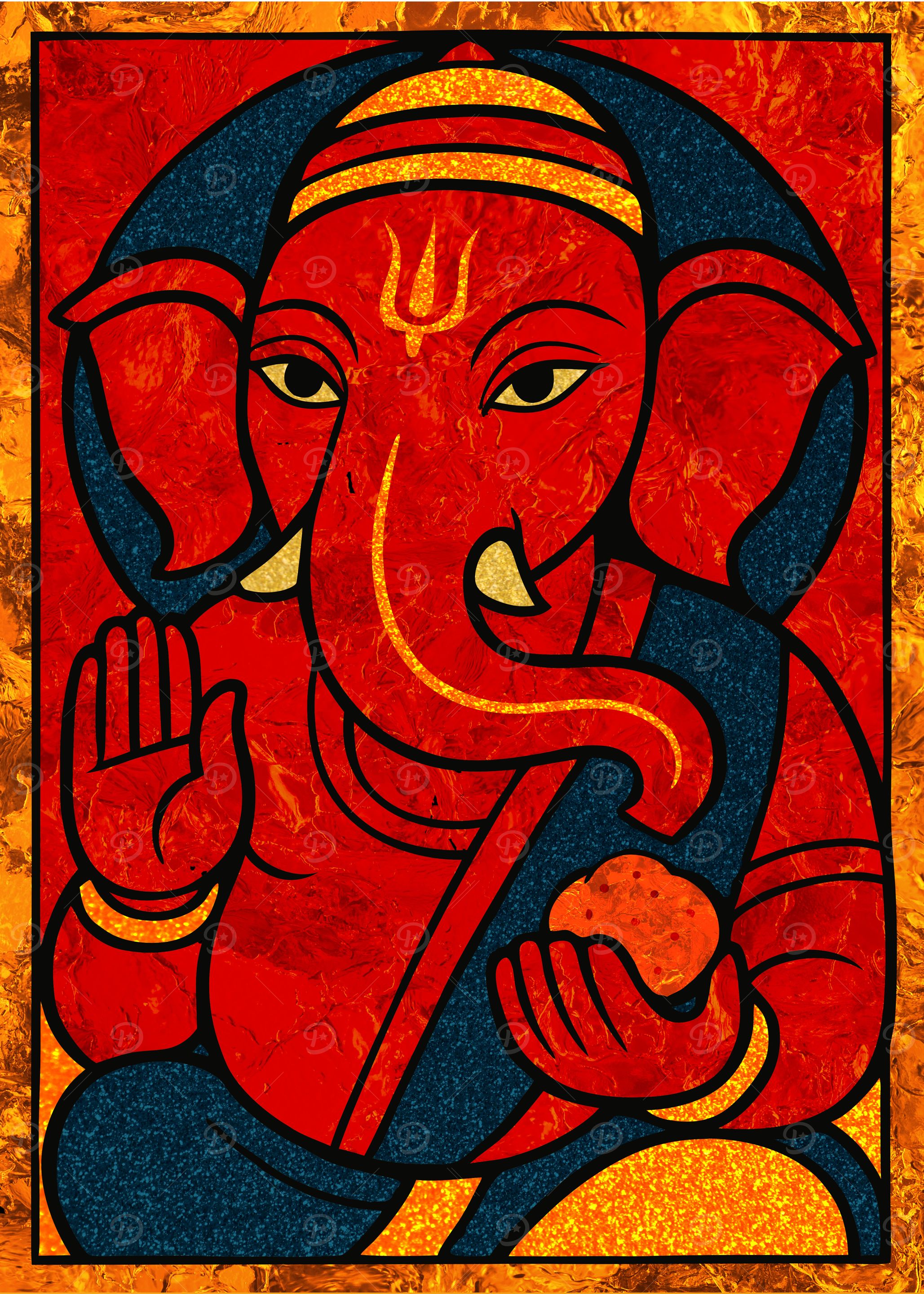Lord Ganesha Illustration
