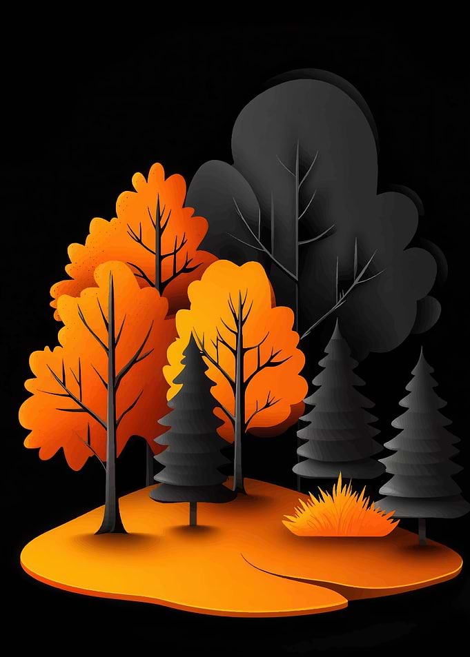 Autumn Forest Illustration