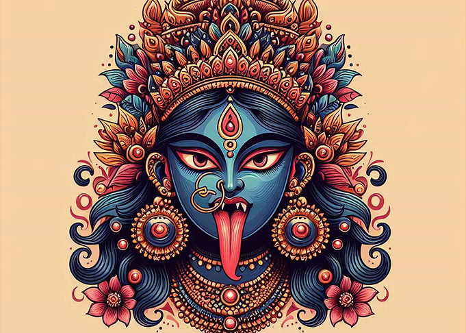 Goddess Kali Illustration