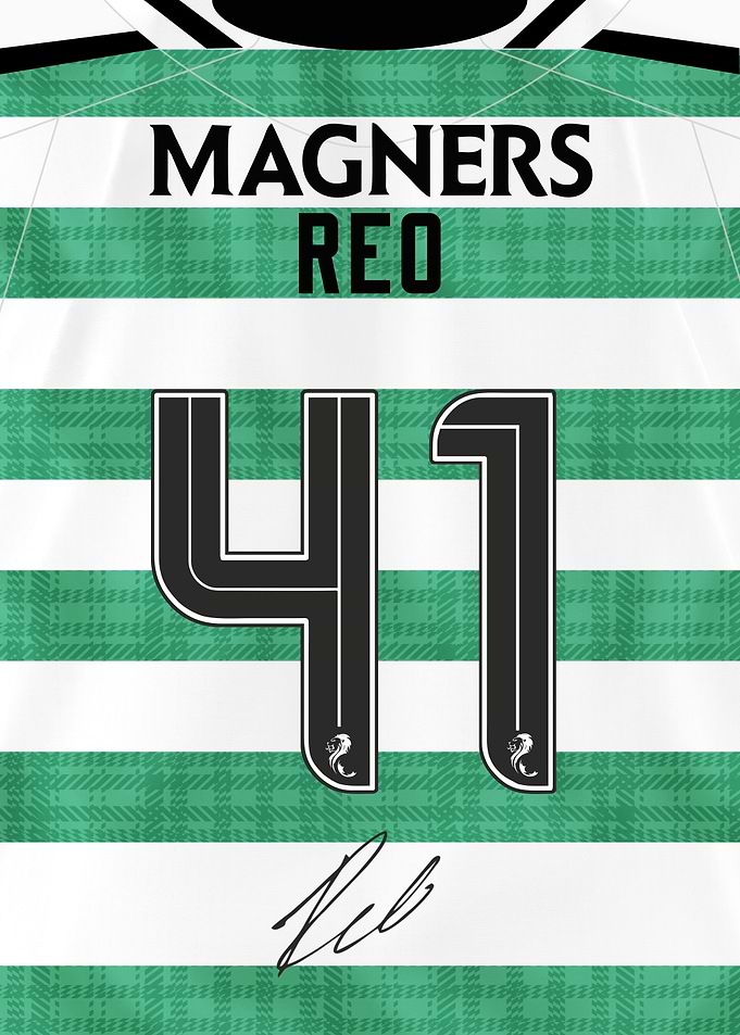 Reo Hatate Celtic 2025/26 Celtic Shirt Number 41