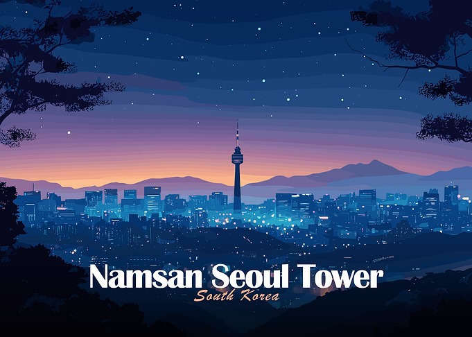 Namsan Seoul Tower at Night