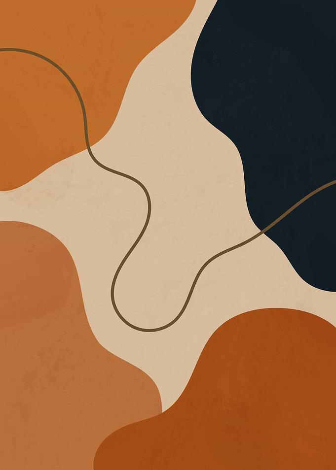Abstract Organic Shapes and Line