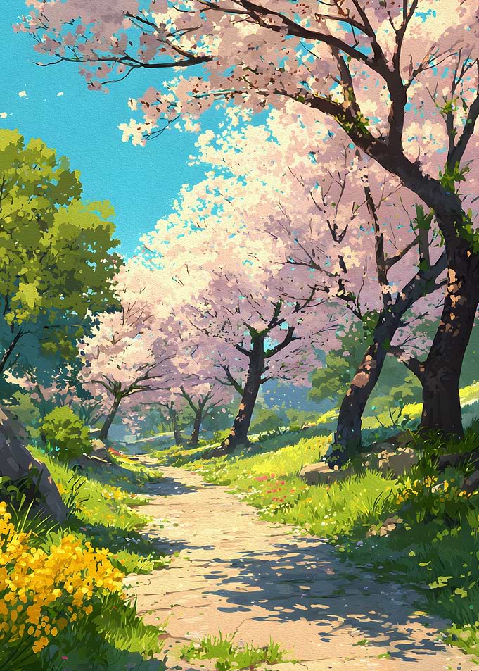 Cherry Blossom Path