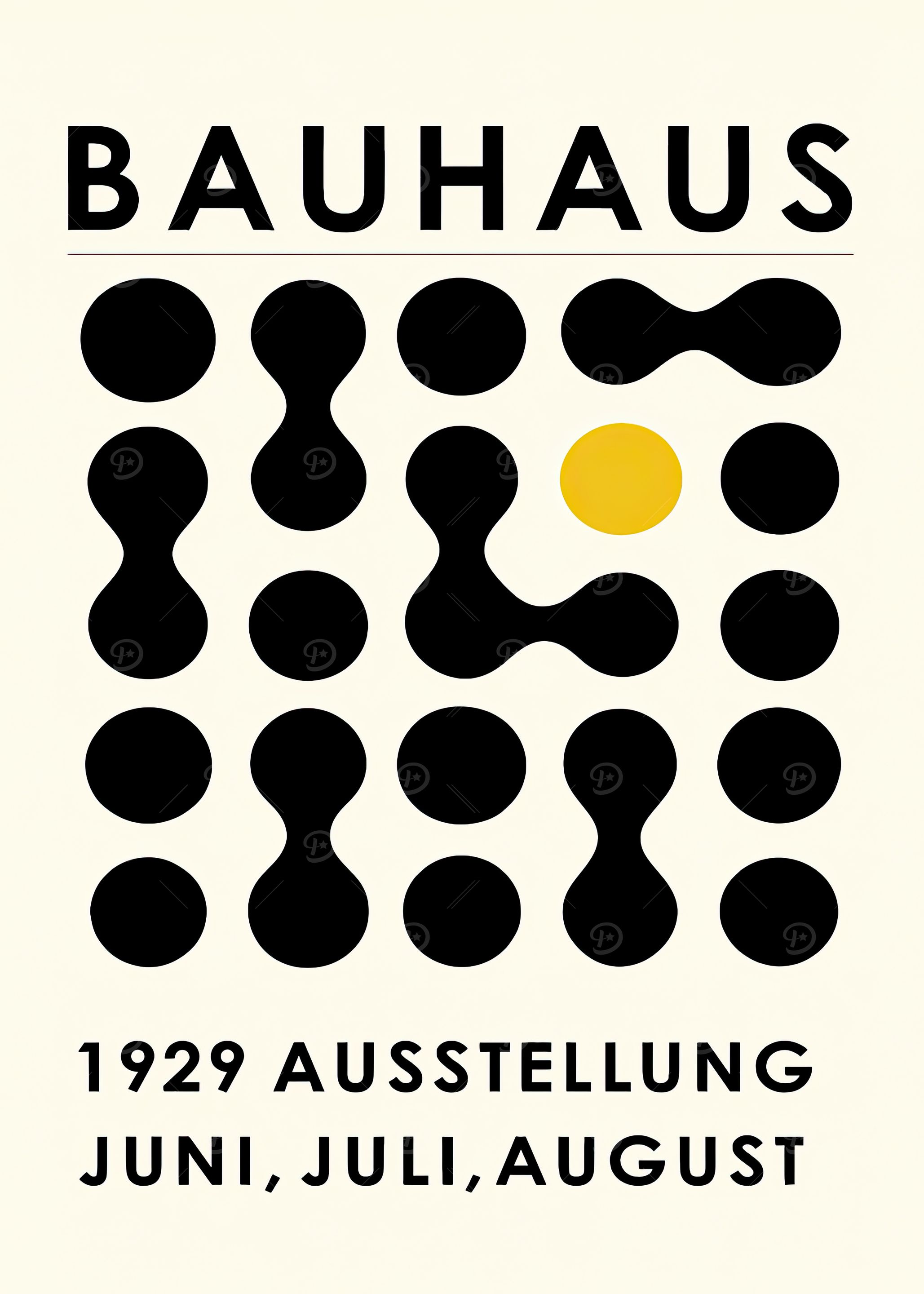 Bauhaus 1929 Ausstellung Poster