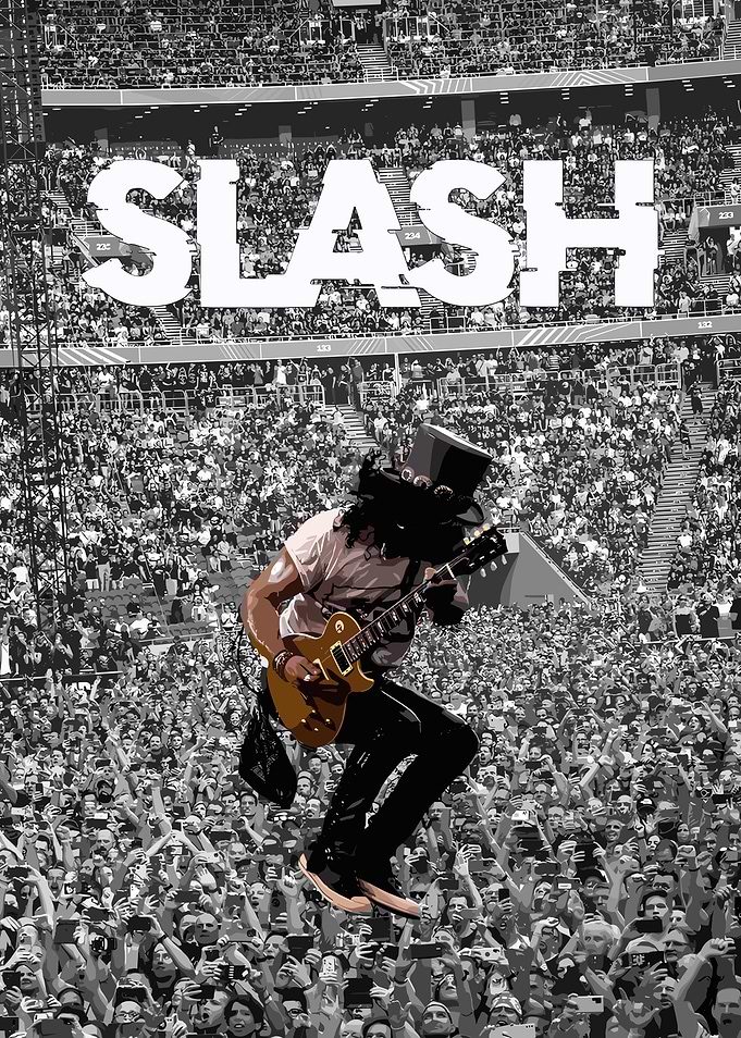 Slash Performing Live in Concert