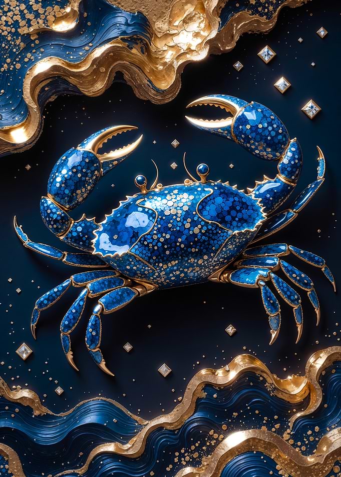 Crab Kintsugi Art